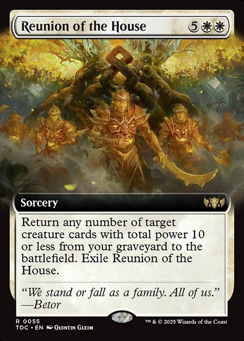 Reunion of the House - Tarkir: Dragonstorm Commander - Extended Art