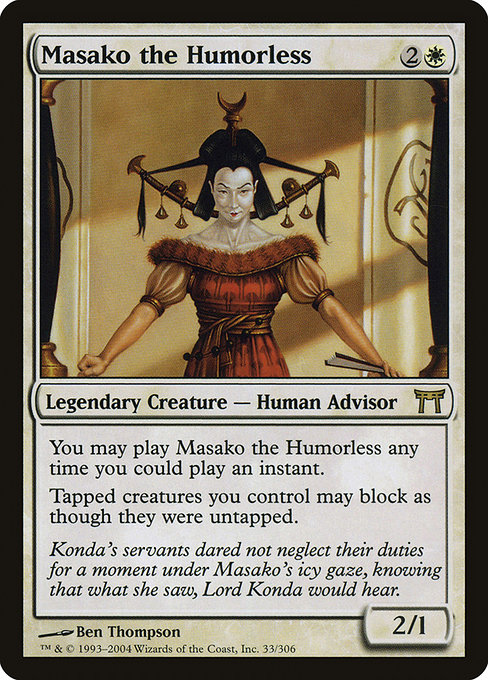 Masako the Humorless - Champions of Kamigawa