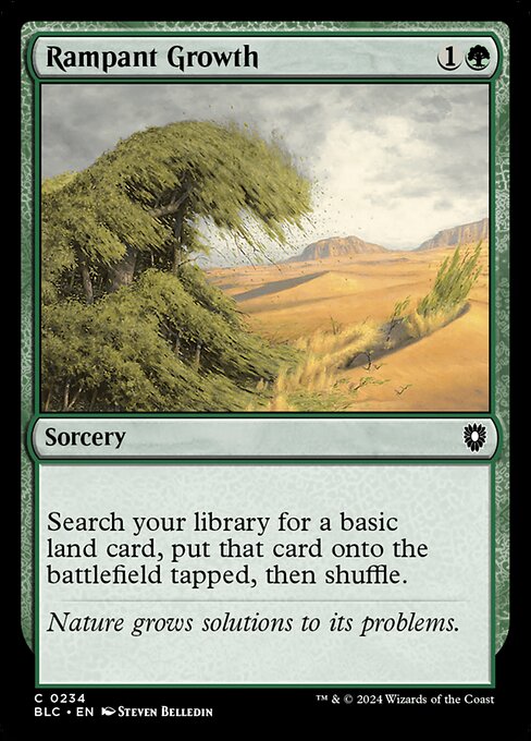 Rampant Growth - Bloomburrow Commander