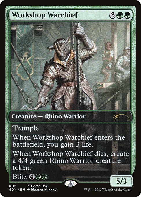 Workshop Warchief - Game Day Promos - Promo Foil