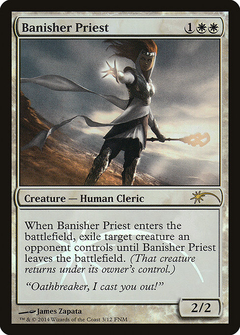 Banisher Priest - Friday Night Magic 2014 - Promo Foil