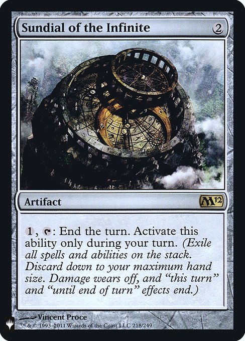 Sundial of the Infinite - The List - Promo Foil