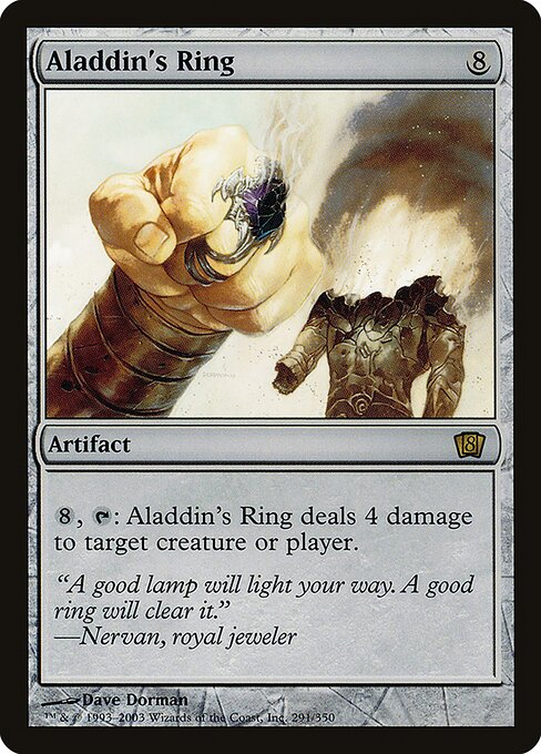 Aladdin's Ring - Eighth Edition - Promo Foil