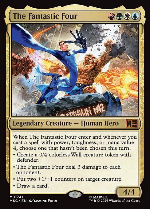 The Fantastic Four - Marvel Super Heroes Commander