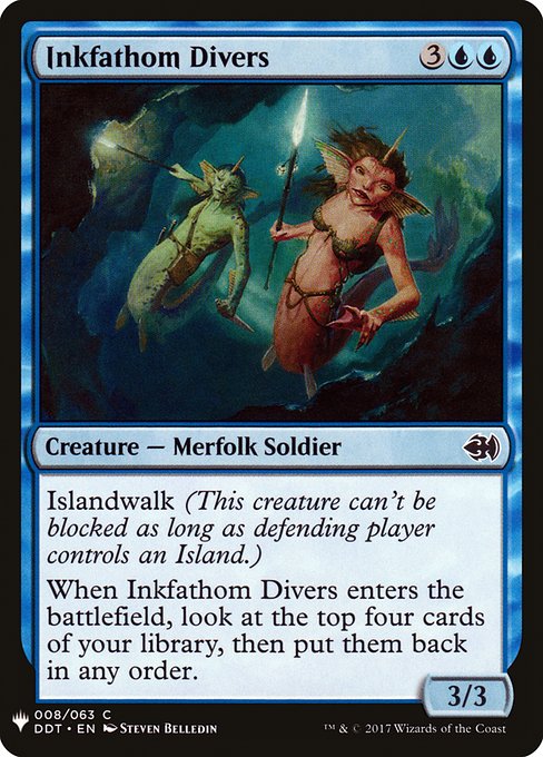 Inkfathom Divers - The List