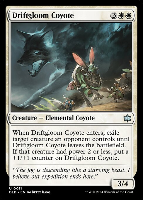 Driftgloom Coyote - Bloomburrow