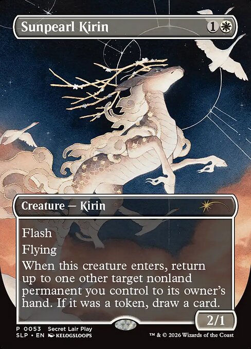 Sunpearl Kirin - Secret Lair Promo - Borderless