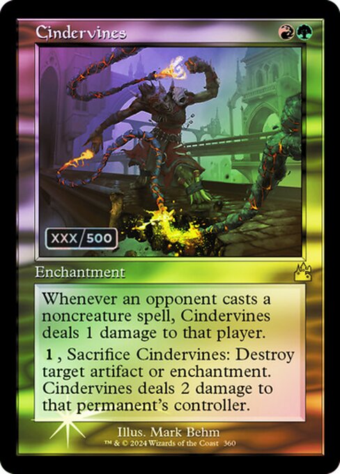 Cindervines - Ravnica Remastered - Double Rainbow, Retro