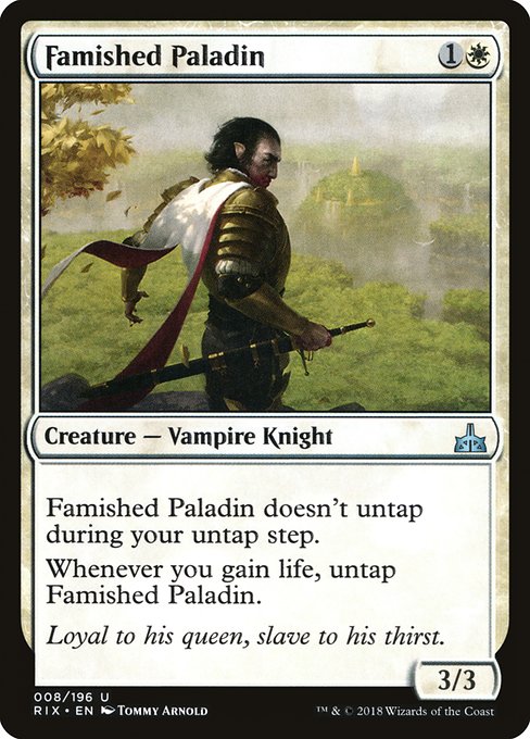 Famished Paladin - Rivals of Ixalan