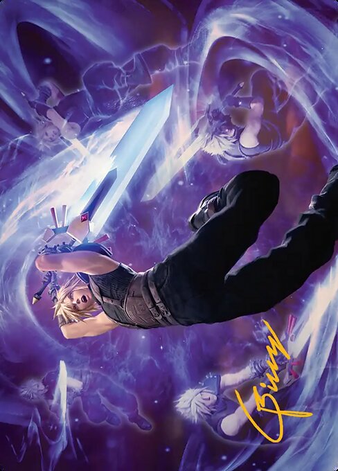 Cloud's Limit Break - Final Fantasy Art Series - Borderless