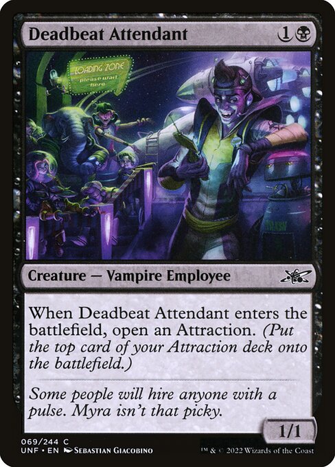 Deadbeat Attendant - Unfinity