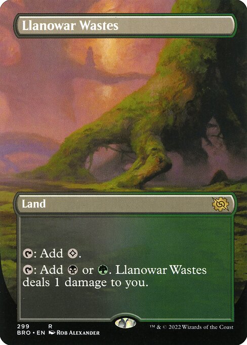 Llanowar Wastes - The Brothers' War