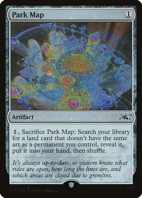 Park Map - Unfinity - Galaxy Foil