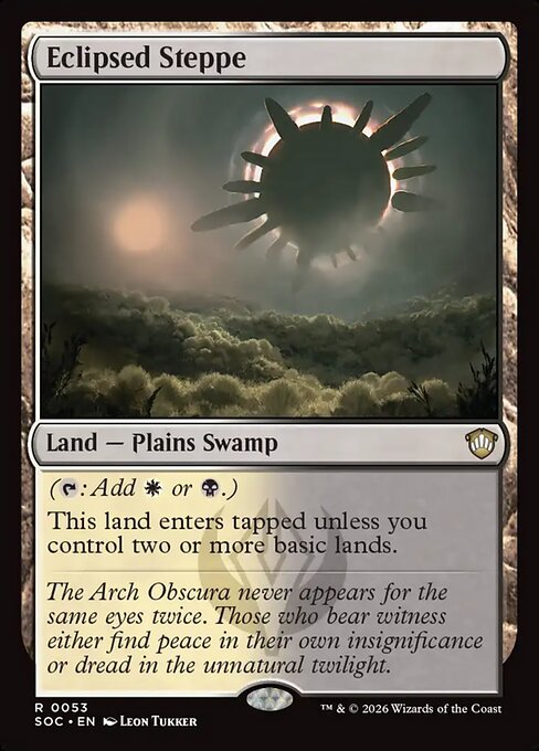Eclipsed Steppe - Secrets of Strixhaven Commander
