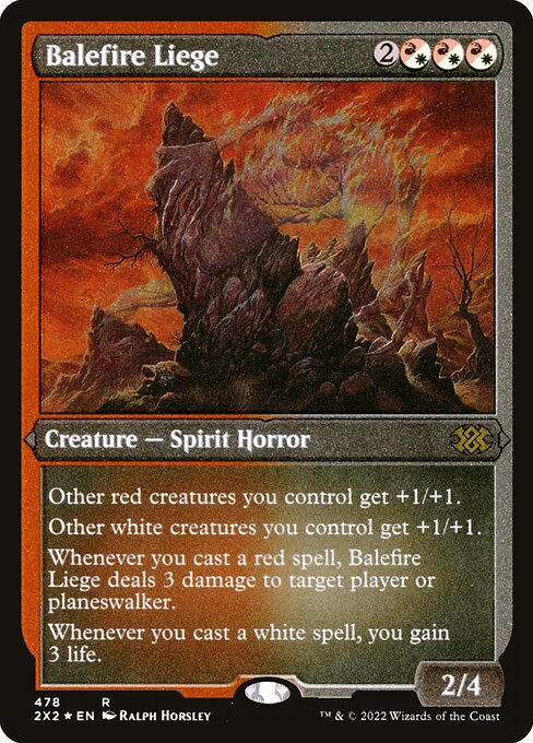 Balefire Liege - Double Masters 2022 - Etched Foil