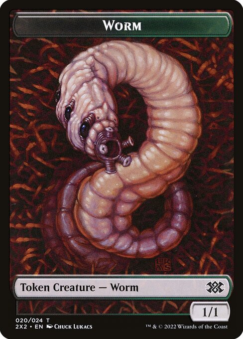 Worm - Double Masters 2022 Tokens