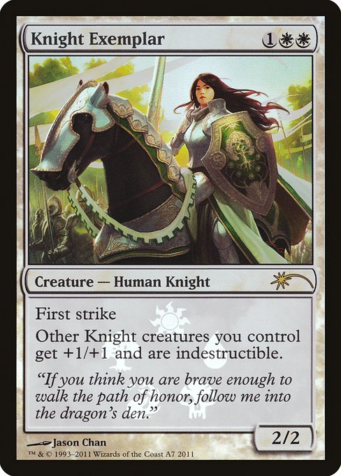 Knight Exemplar - Resale Promos - Promo Foil