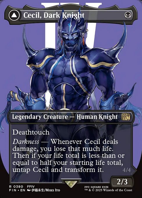 Cecil, Dark Knight // Cecil, Redeemed Paladin - Final Fantasy