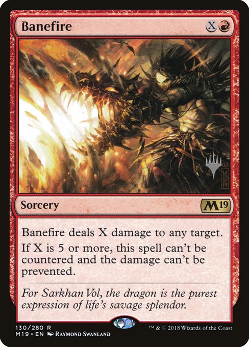 Banefire - Core Set 2019 Promos