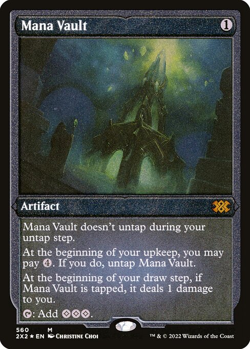 Mana Vault - Double Masters 2022 - Etched Foil