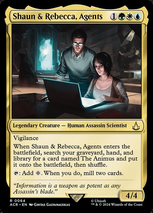 Shaun & Rebecca, Agents - Assassin's Creed