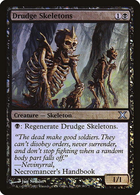 Drudge Skeletons - Tenth Edition - Promo Foil