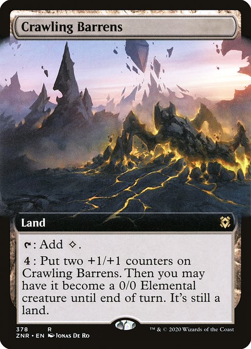 Crawling Barrens - Zendikar Rising