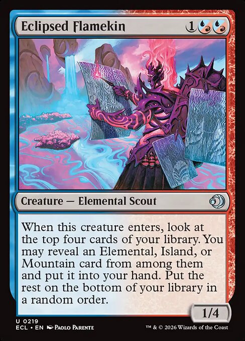 Eclipsed Flamekin - Lorwyn Eclipsed