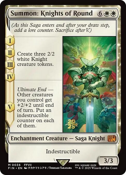 Summon: Knights of Round - Final Fantasy Promos