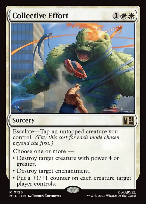 Collective Effort - Marvel Super Heroes Commander