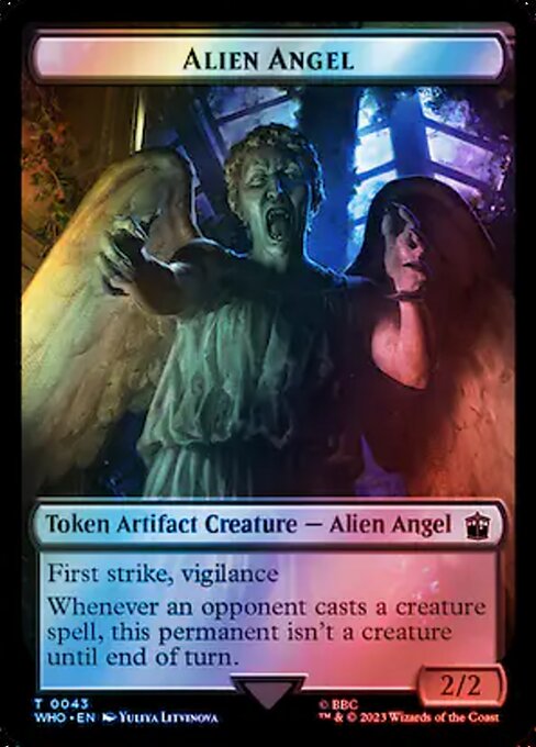 Alien Angel - Doctor Who Tokens - Surge Foil