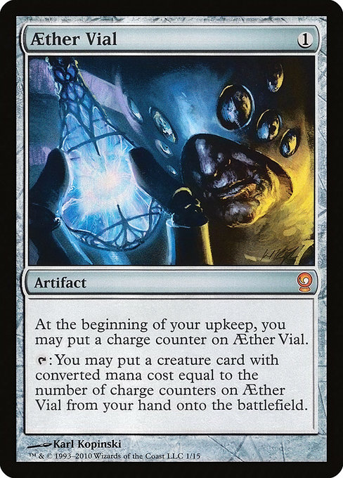 Aether Vial - From the Vault: Relics - Promo Foil