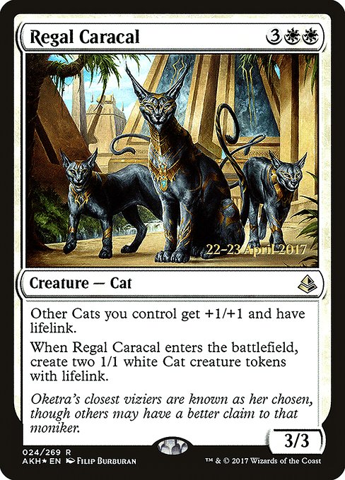 Regal Caracal - Amonkhet Promos - Promo Foil