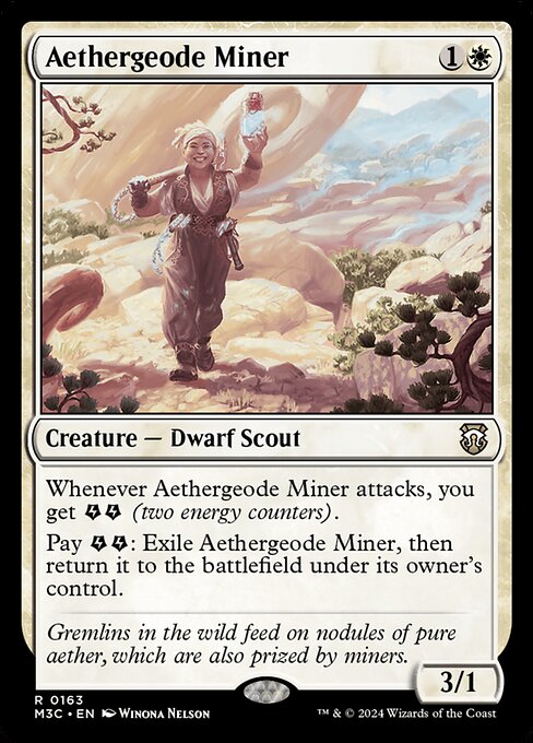 Aethergeode Miner - Modern Horizons 3 Commander