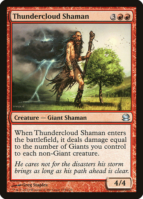 Thundercloud Shaman - Modern Masters