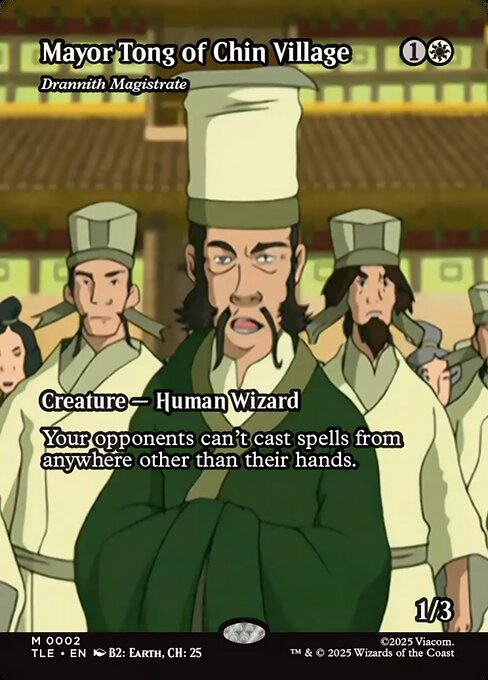 Mayor Tong of Chin Village (Drannith Magistrate) - Avatar: The Last Airbender Eternal - Borderless