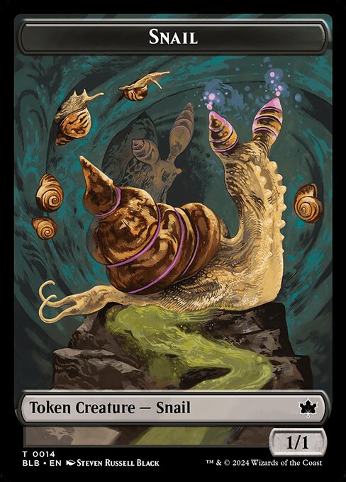 Snail - Bloomburrow Tokens