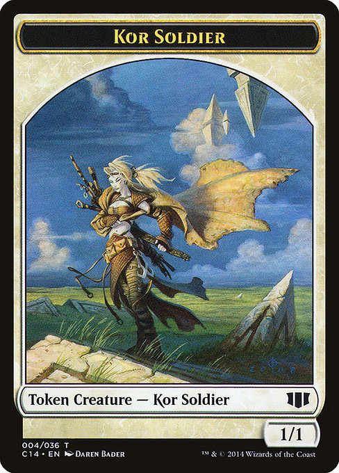 Kor Soldier - Commander 2014 Tokens