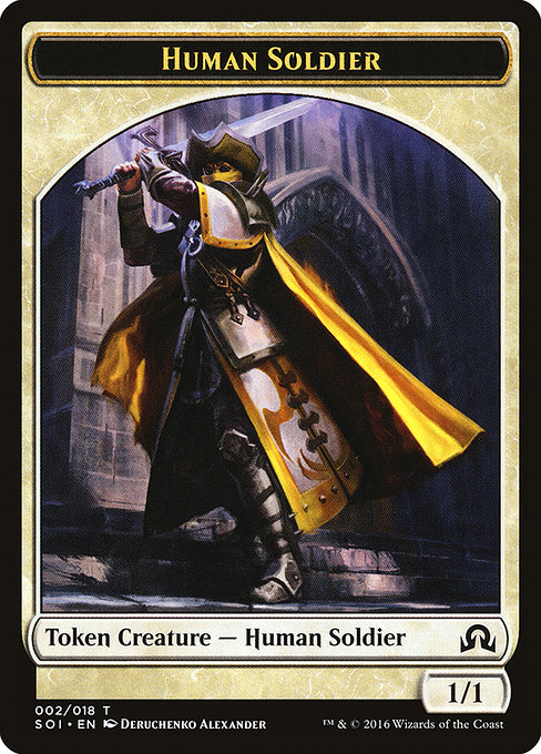 Human Soldier - Shadows over Innistrad Tokens