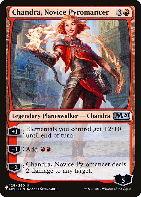 Chandra, Novice Pyromancer - The List