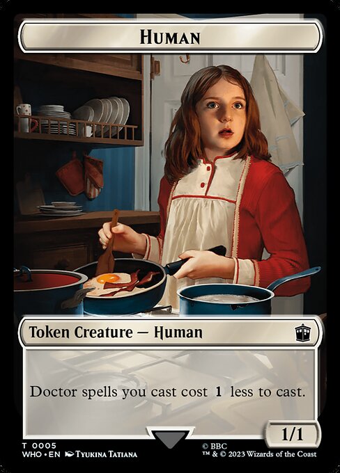 Human - Doctor Who Tokens