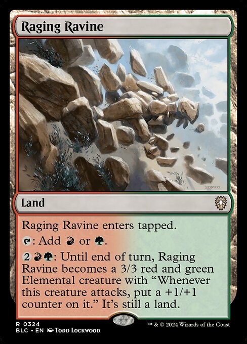 Raging Ravine - Bloomburrow Commander