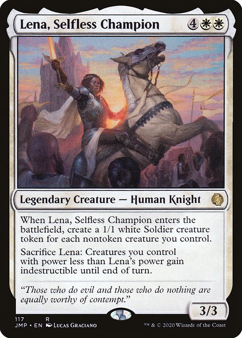 Lena, Selfless Champion - Jumpstart