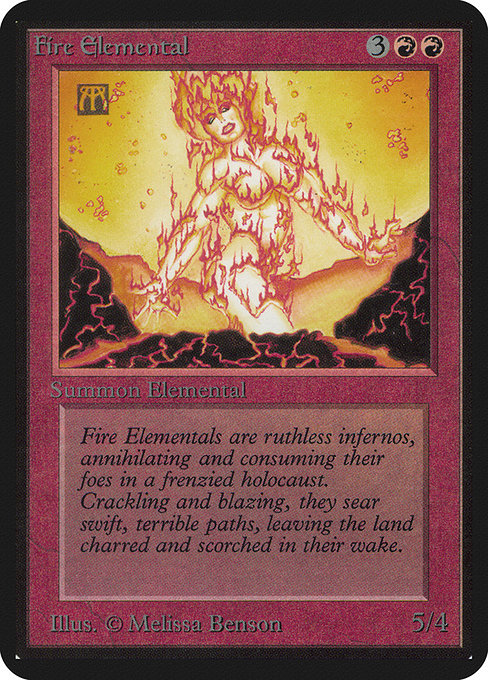 Fire Elemental - Limited Edition Alpha