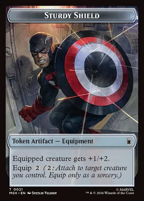 Sturdy Shield - Marvel Super Heroes Tokens