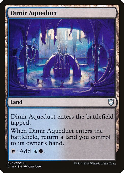 Dimir Aqueduct - Commander 2018