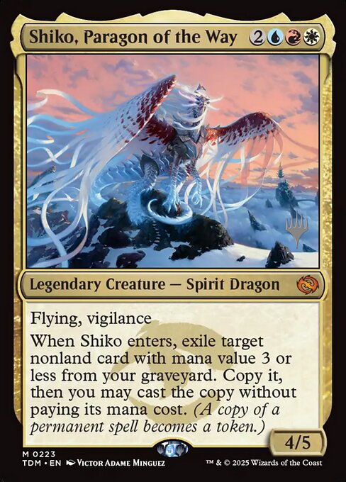 Shiko, Paragon of the Way - Tarkir: Dragonstorm Promos