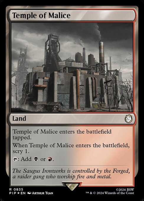 Temple of Malice - Fallout - Surge Foil