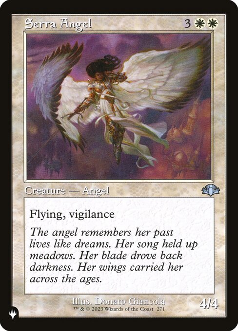 Serra Angel - The List
