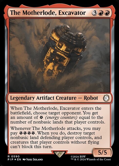 The Motherlode, Excavator - Fallout - Surge Foil